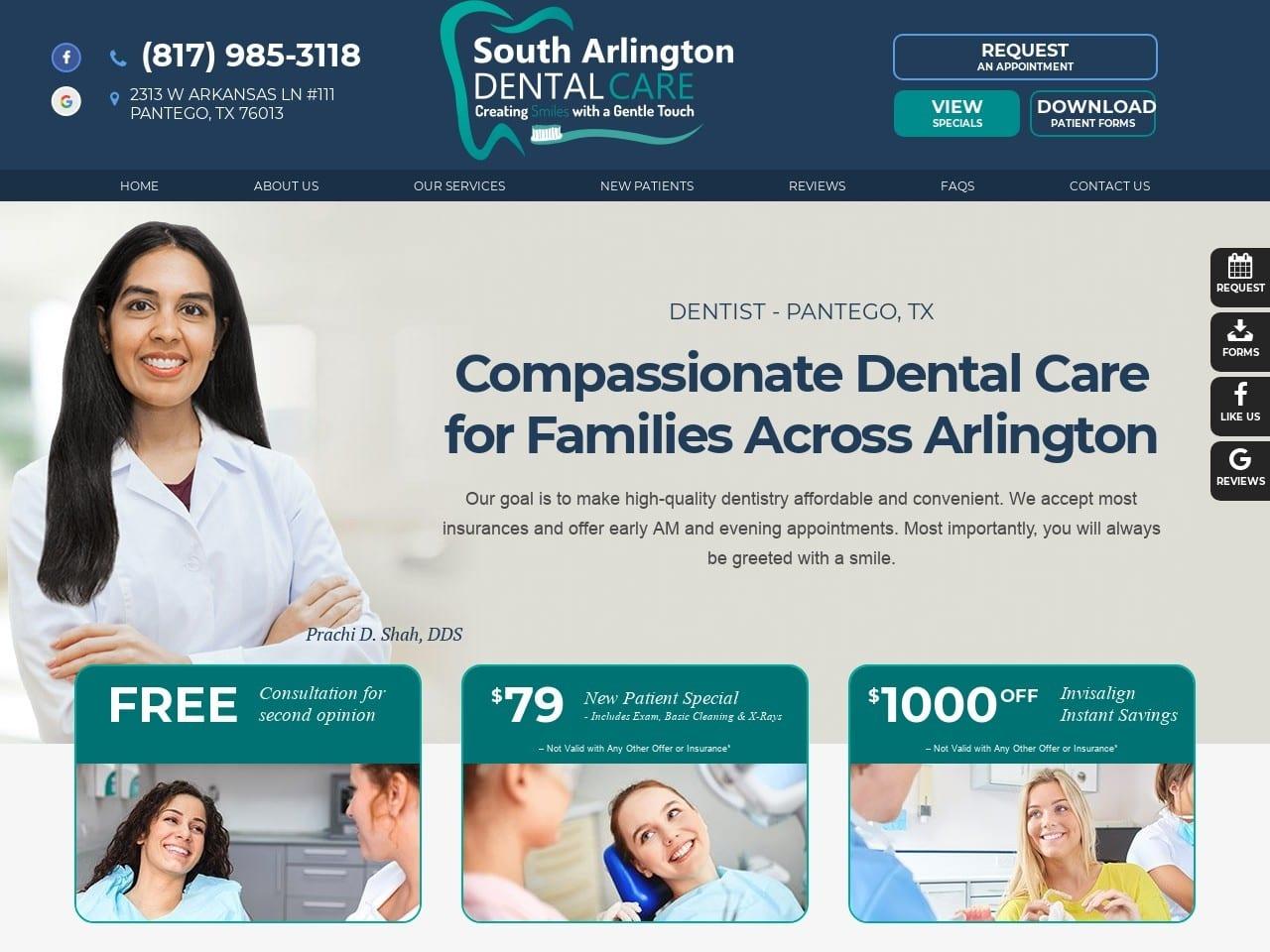 South Arlington Dental Care screenshot