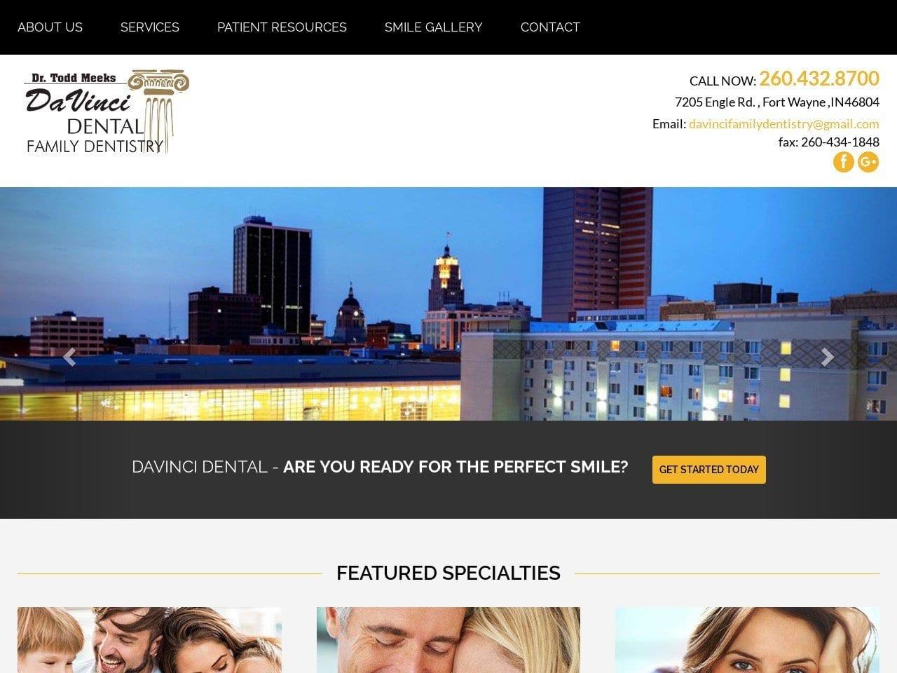 Todd Meeks Dds Family & Cosmetic Dentist screenshot