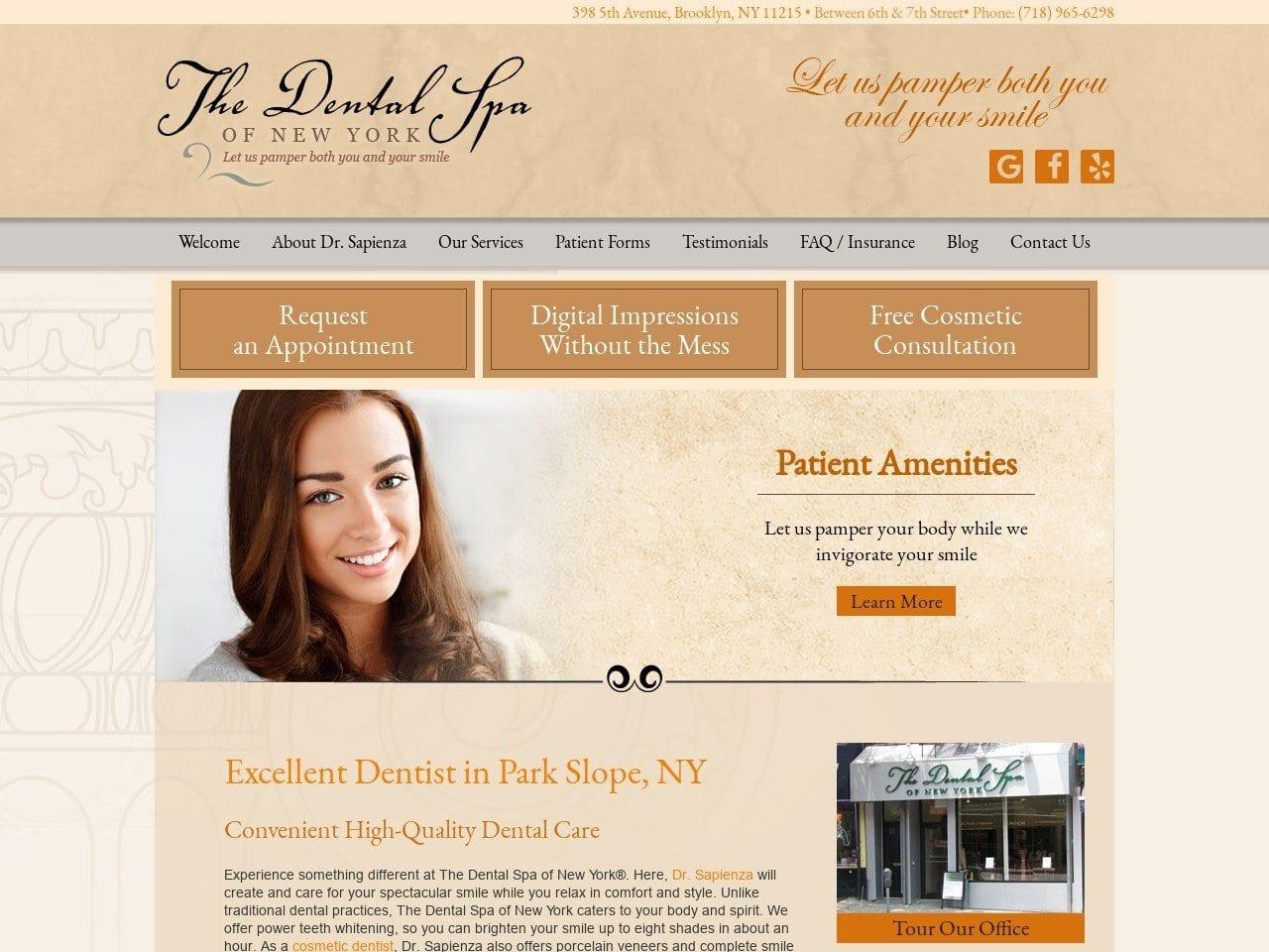 The Dental Spa of New York screenshot