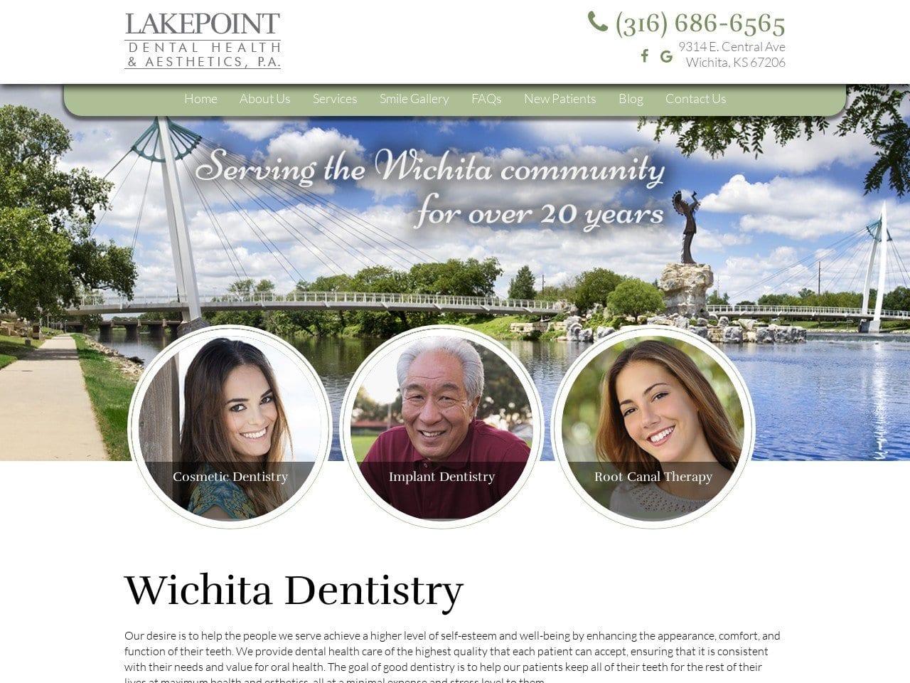 Lakepoint Dental Health & Aesthetics P.A. screenshot