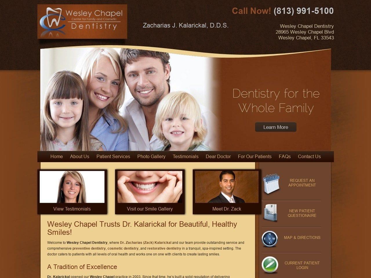 Wesley Chapel Dentistry screenshot