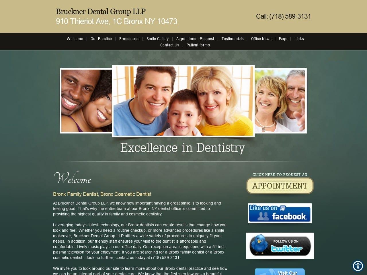 Bruckner Dental Group LLP screenshot