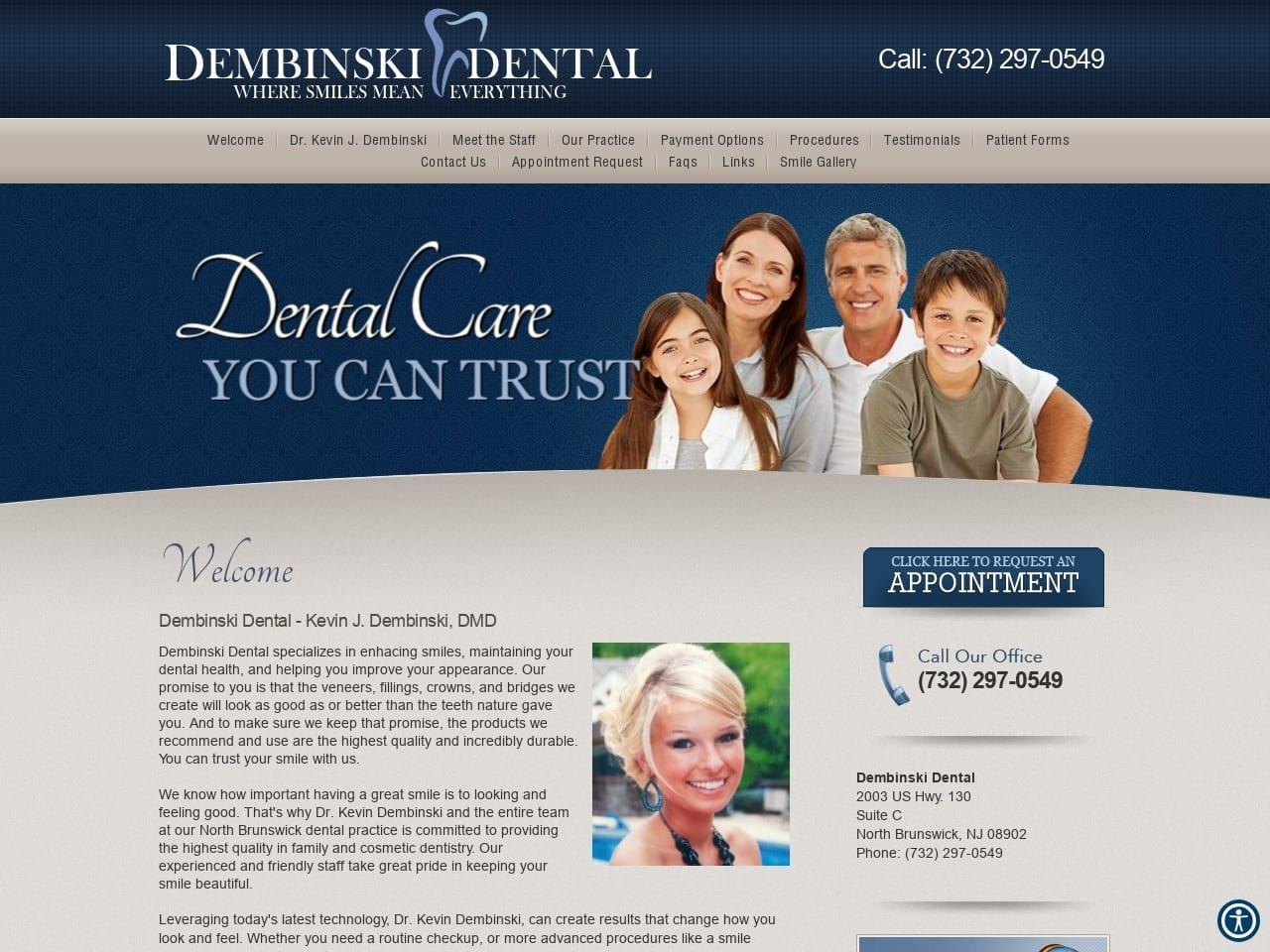 Dembinski Dental screenshot