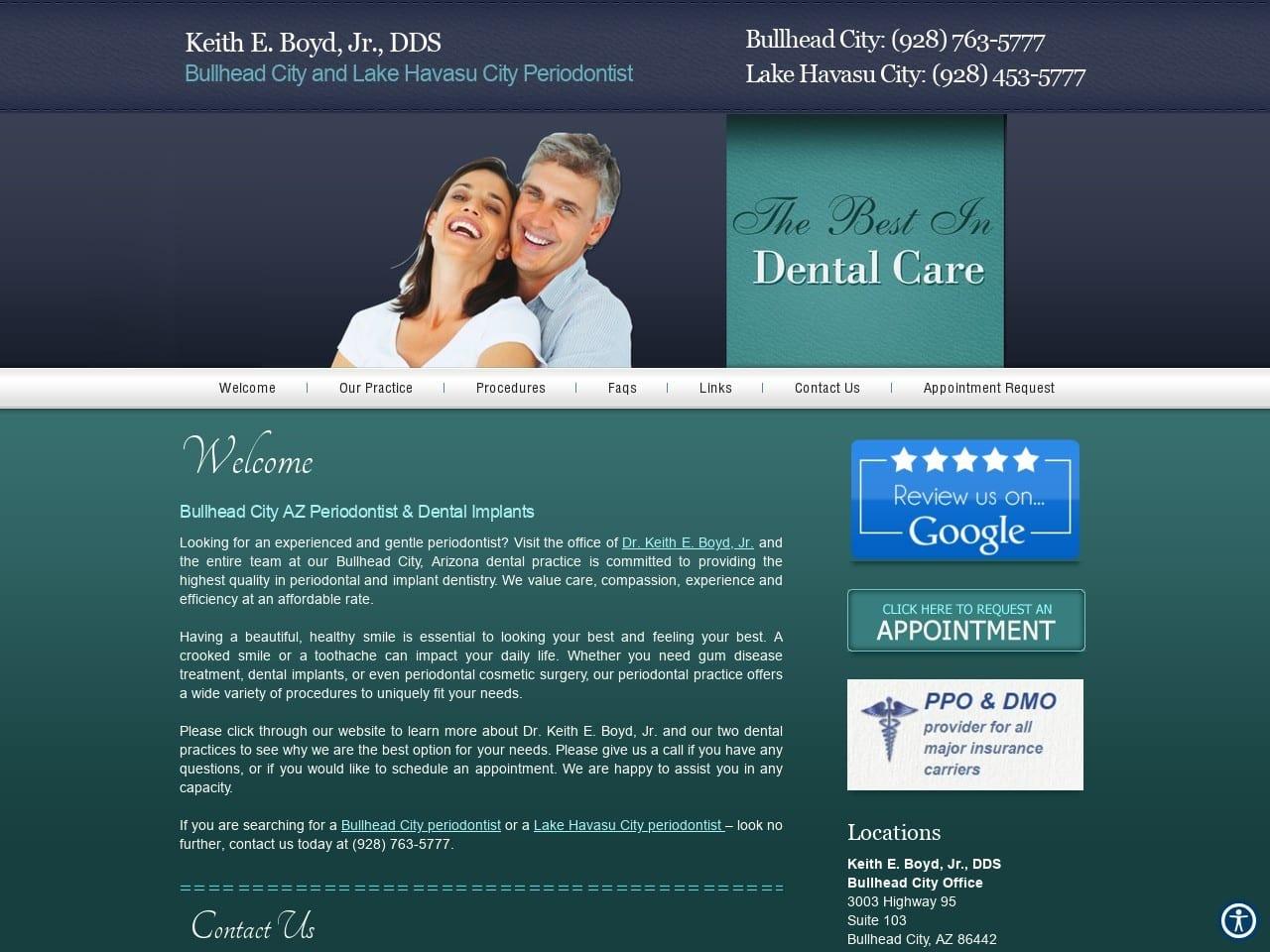 Keith E Boyd Jr. DDS
