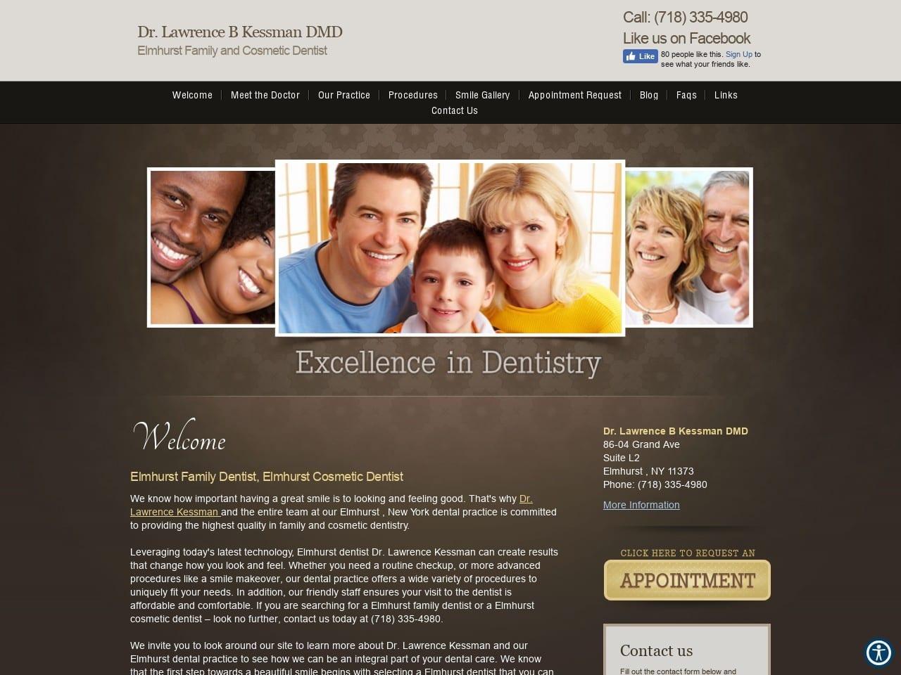 Dr. Lawrence B Kessman DMD