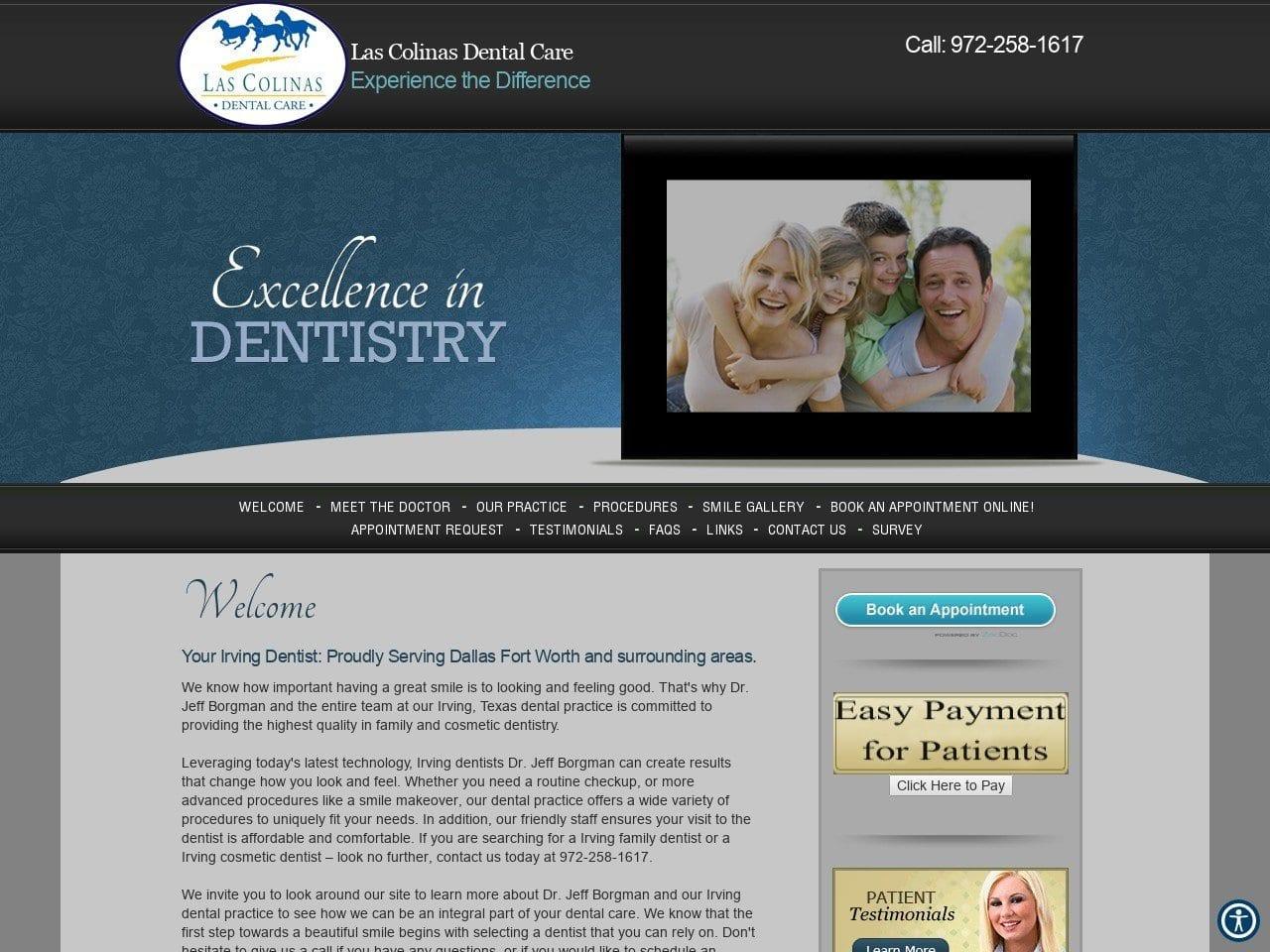 Las Colinas Dental Care. Dr. Jeffrey Borgman DDS