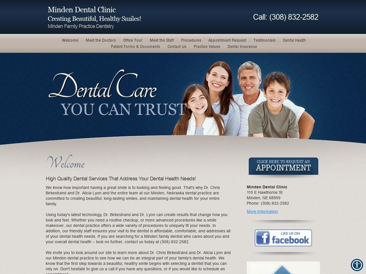 Minden Dental Clinic screenshot