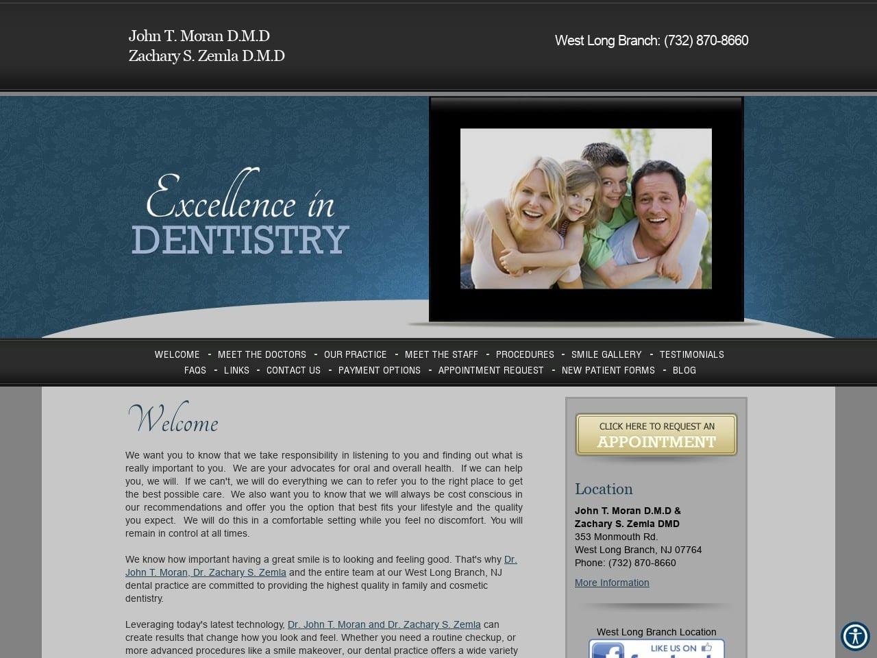 Drs. Moran & Zemla, DMD screenshot