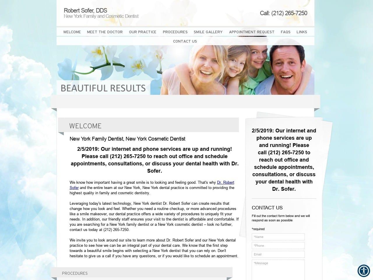 Sofer Robert M DDS screenshot