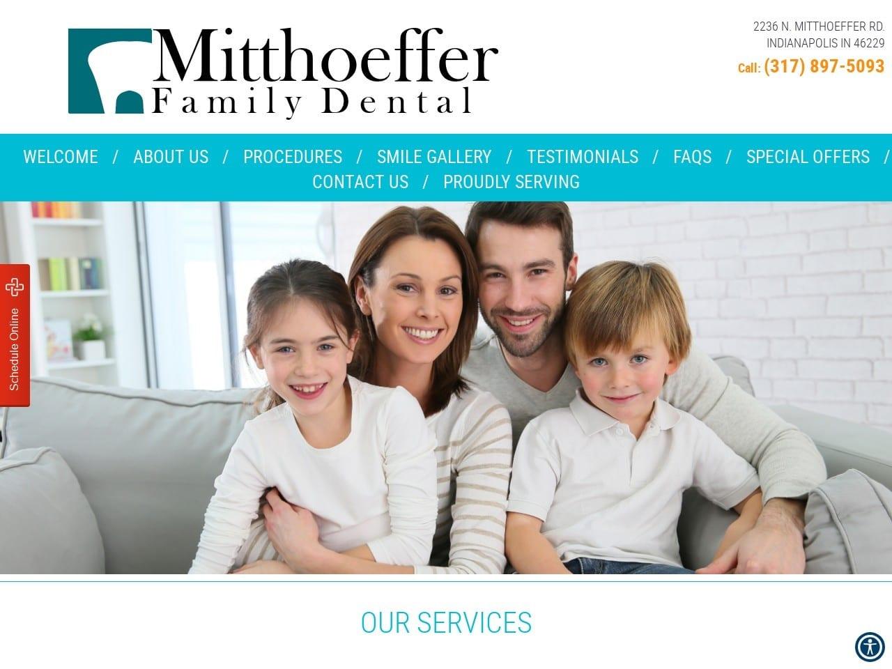 <strong>Mitthoeffer Family Dental</strong> screenshot