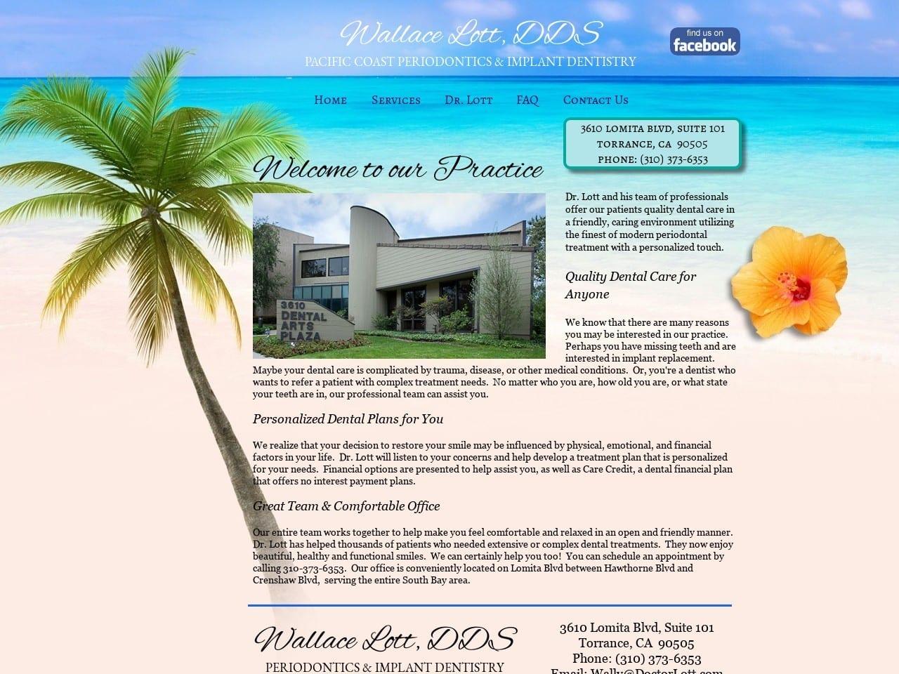 Wallace Lott DDS screenshot