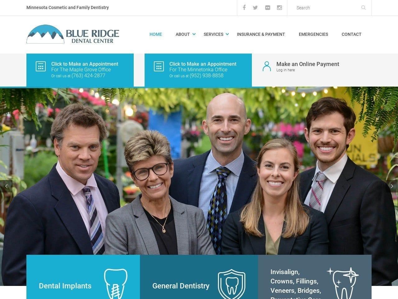 Blue Ridge Dental Center McHugh Justin J DDS screenshot