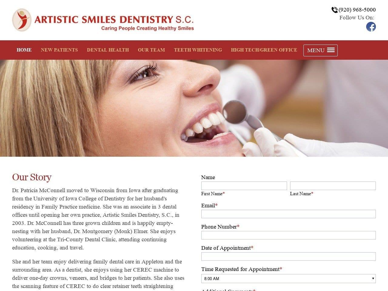 Artistic Smiles Dentistry S.C. screenshot