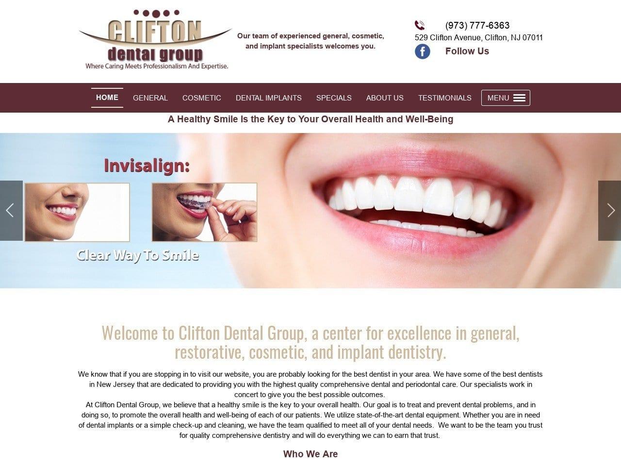 Clifton Dental Group screenshot