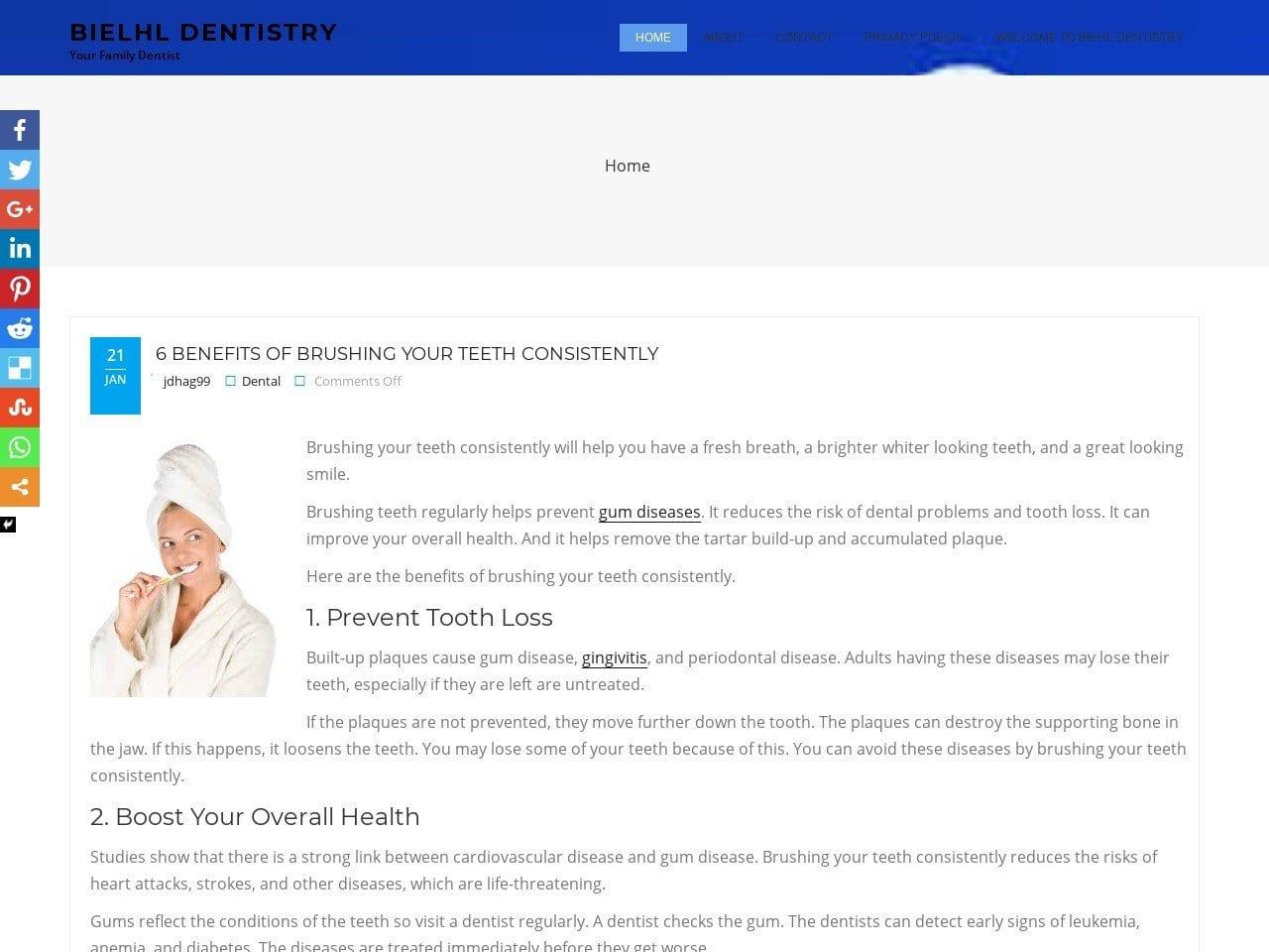Biehl Dentistry screenshot