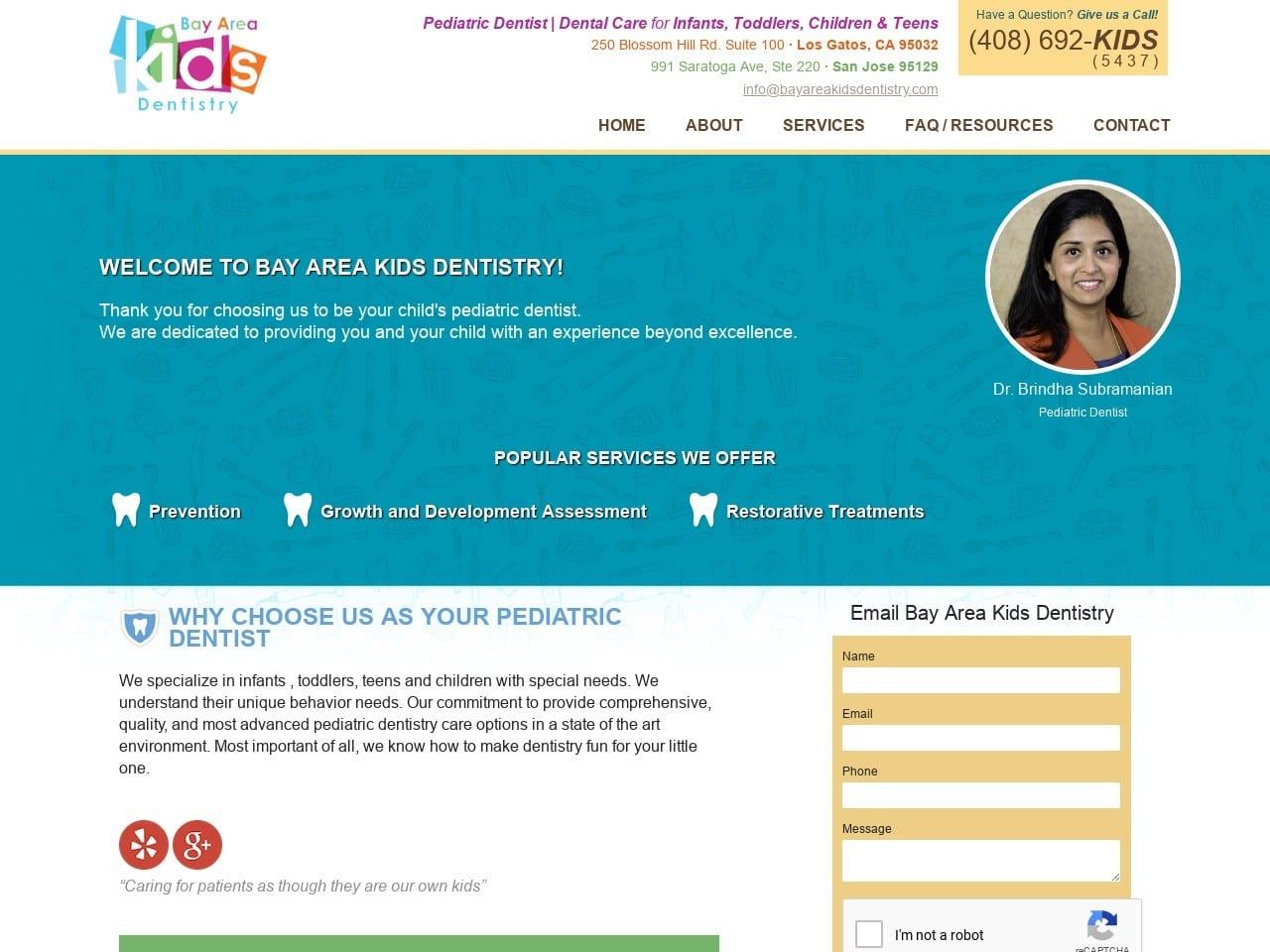 Bay Area Kids Dentistry screenshot