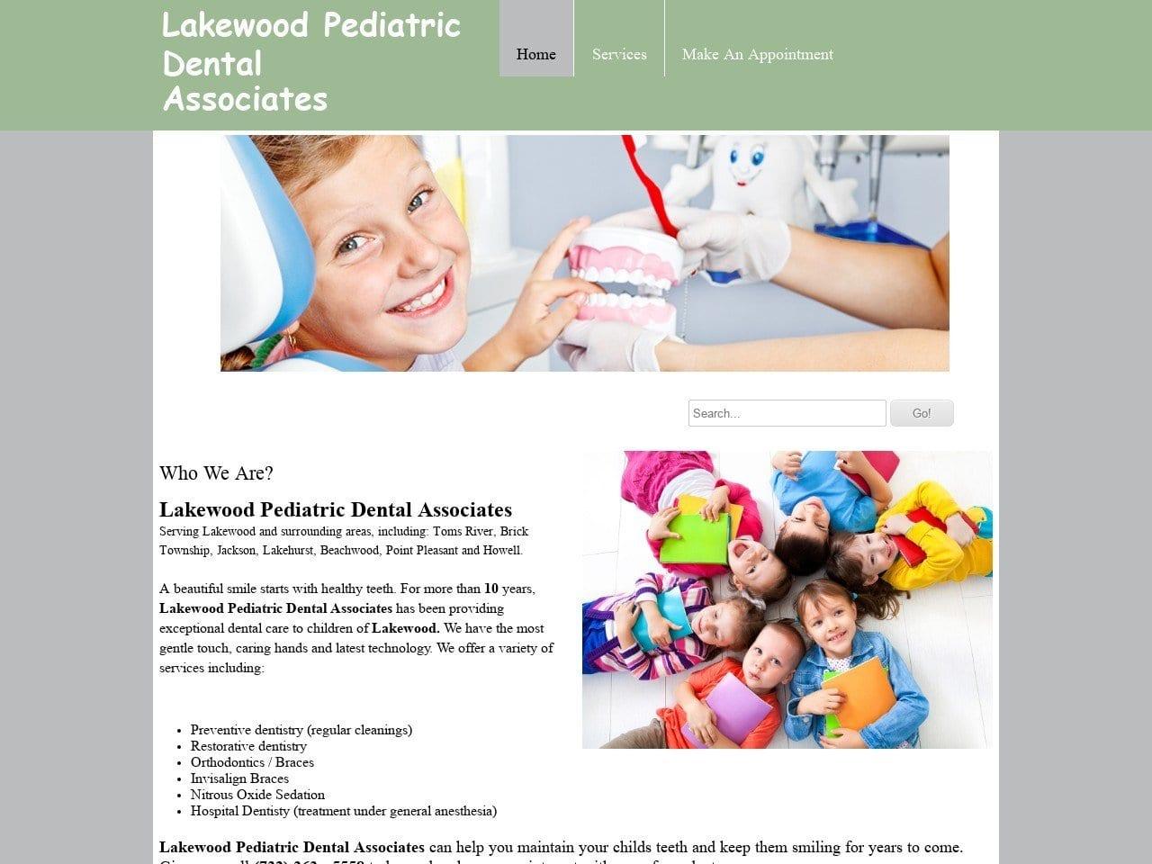 Lakewood Pediatric Dental Associates screenshot