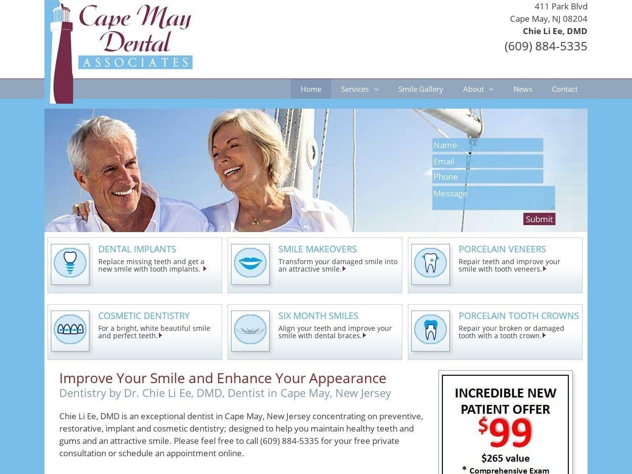 Cape May Dental Associates screenshot