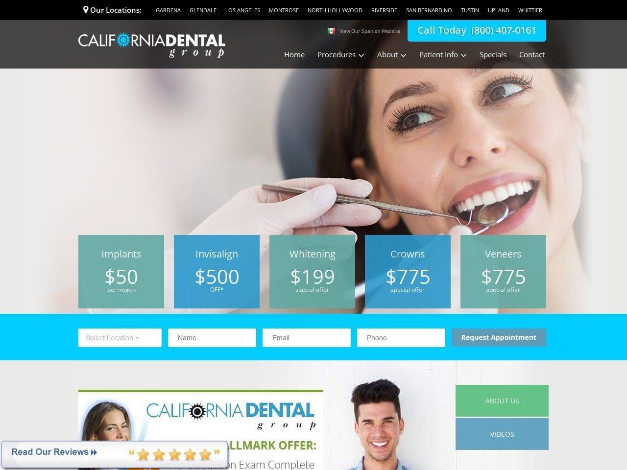 California Dental Group Sahabi Kamran DDS screenshot