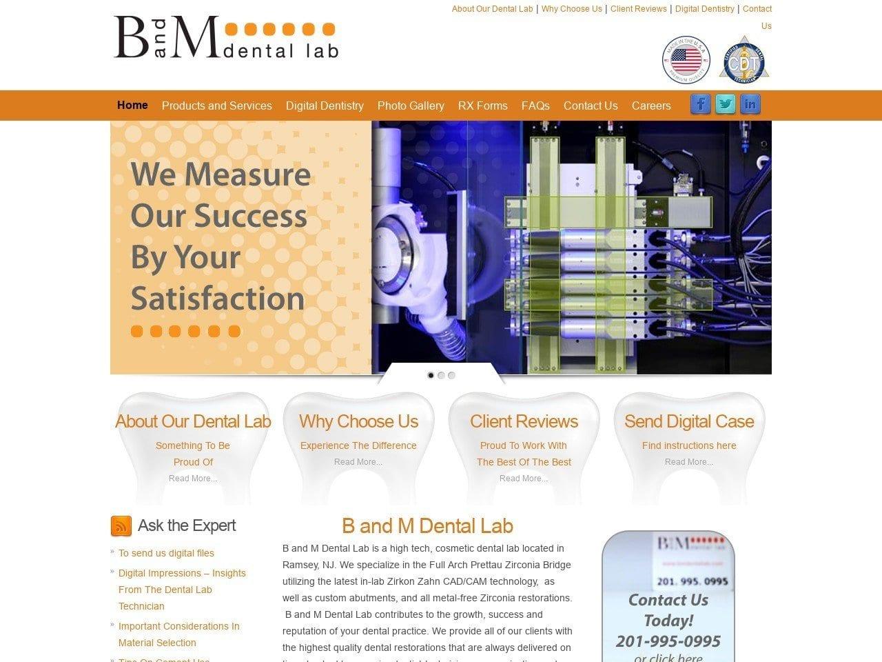 B & M Dental Lab screenshot