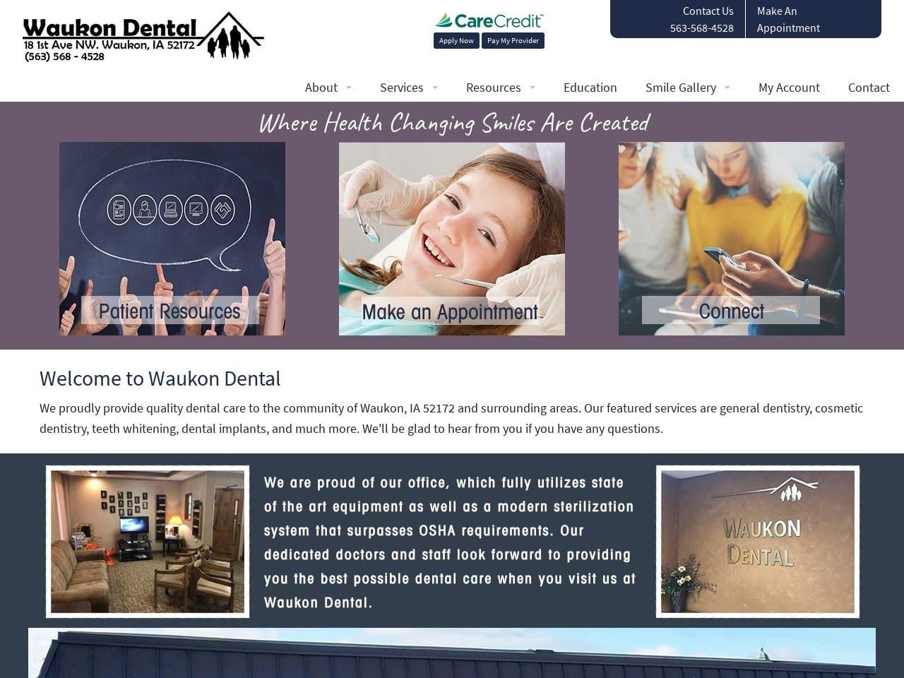 Waukon Dental screenshot