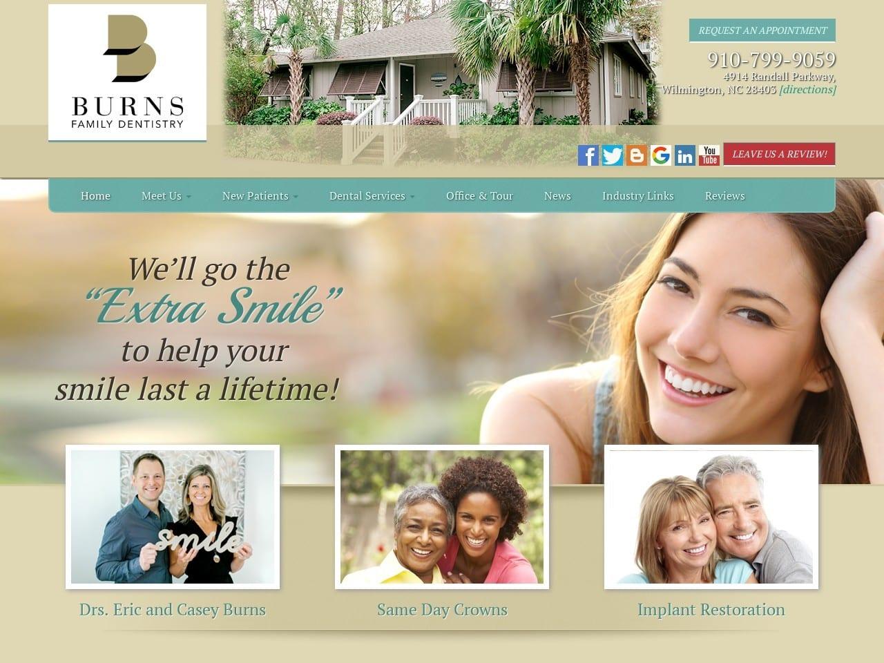 Eric & Casey Burns DDS screenshot
