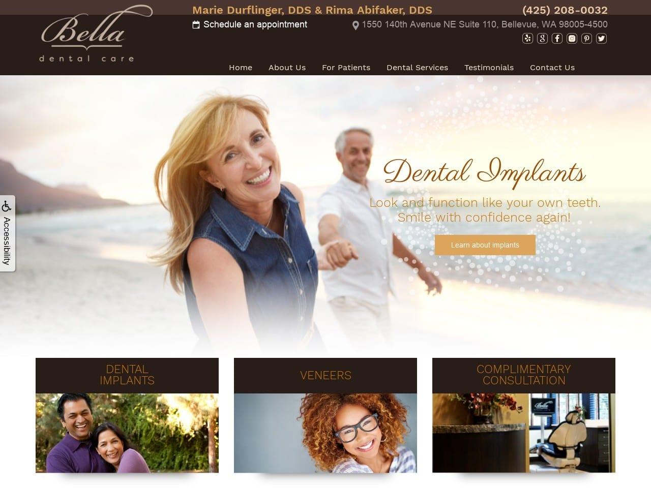 Bella Dental Care screenshot