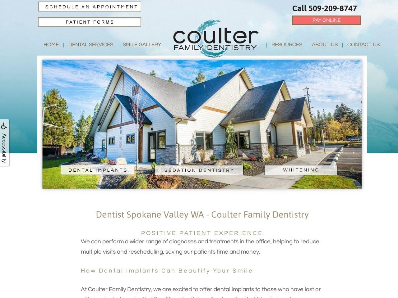 Coulter Family Dentistry screenshot