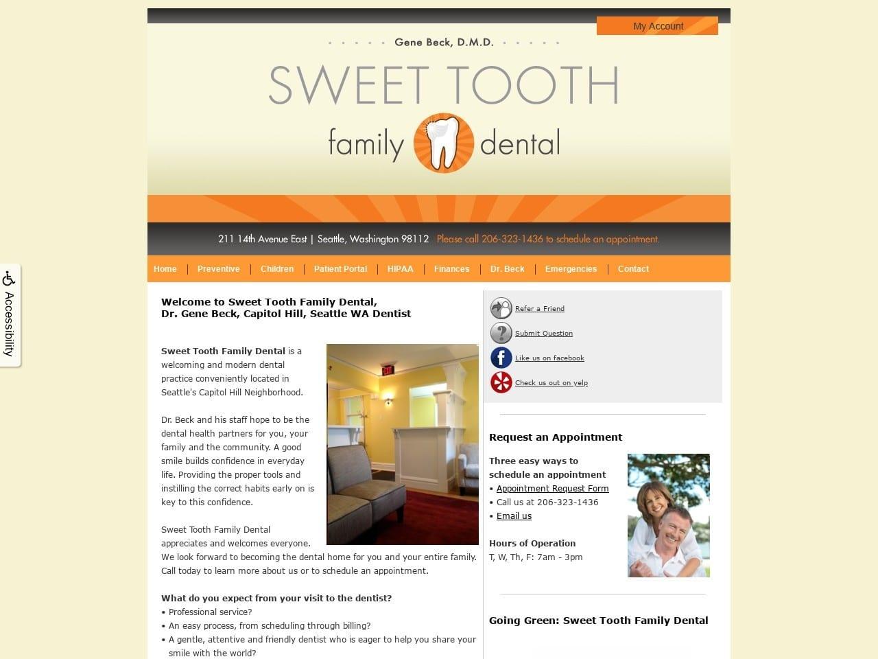 Sweet Tooth Family Dental screenshot