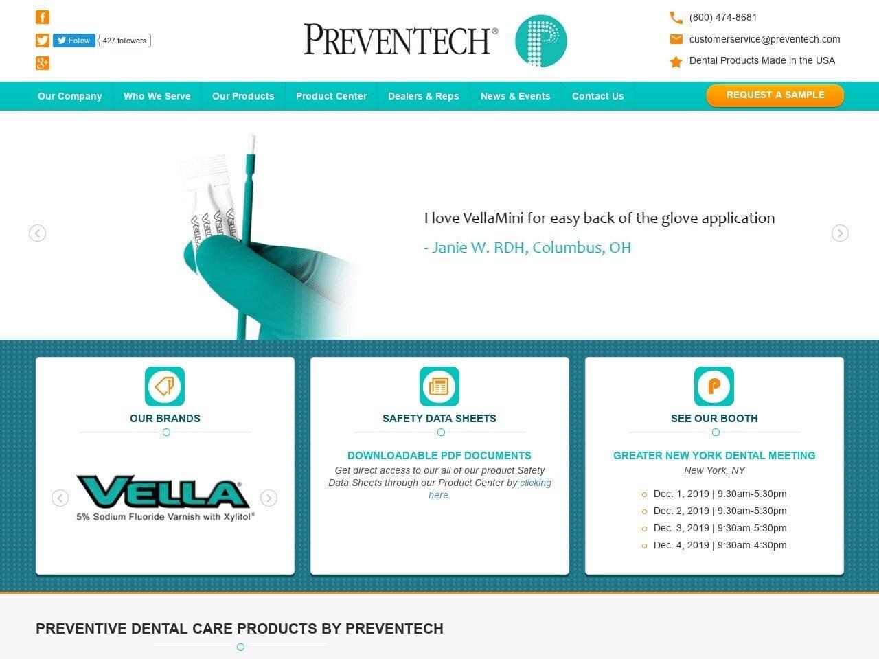 Preventech screenshot