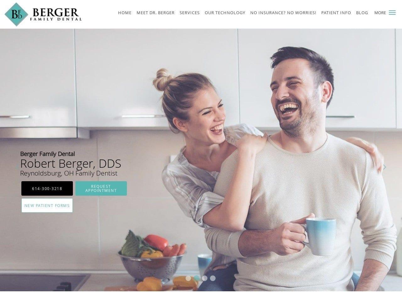 Berger Robert G DDS screenshot