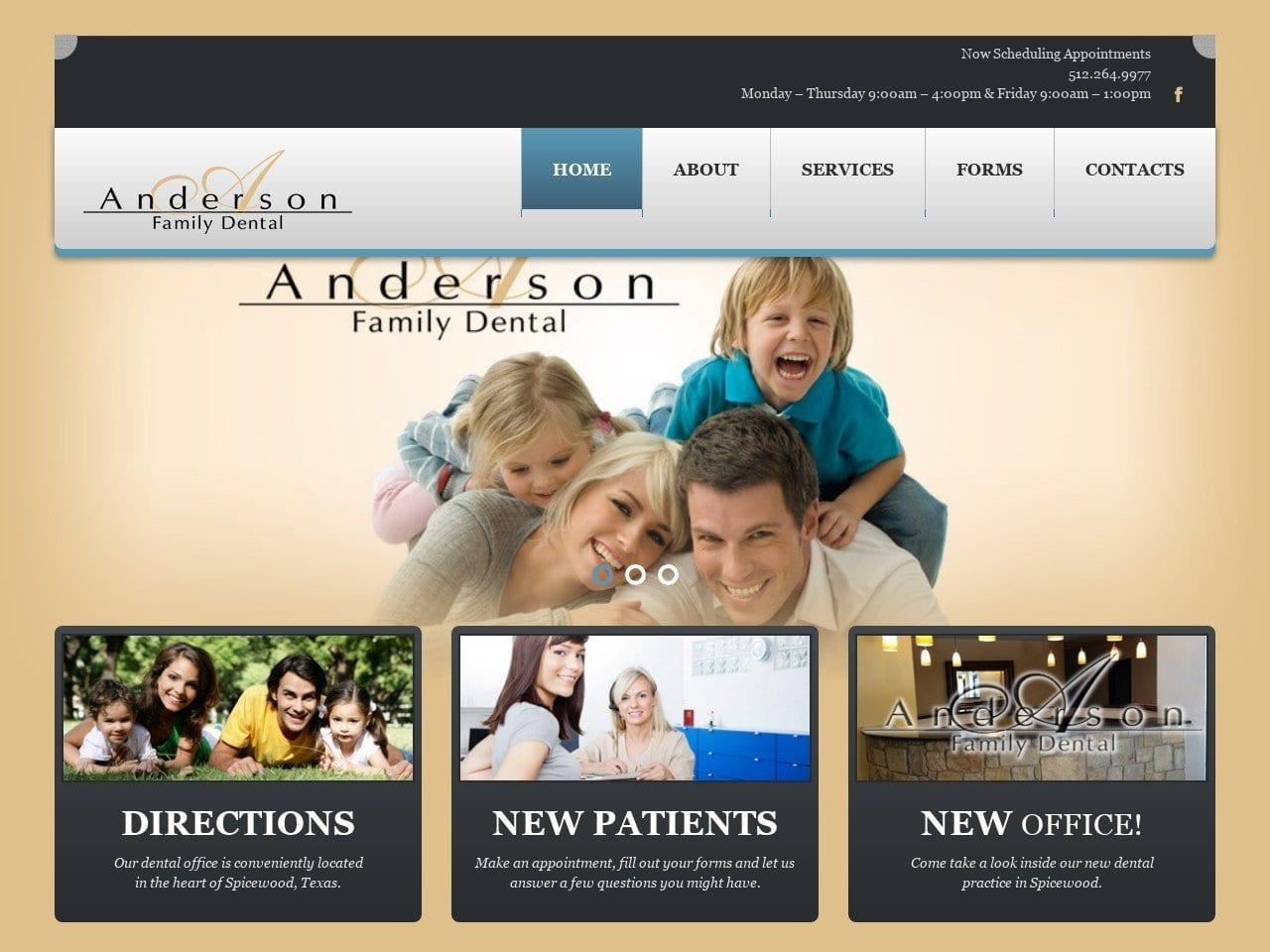 Anderson Family Dental screenshot