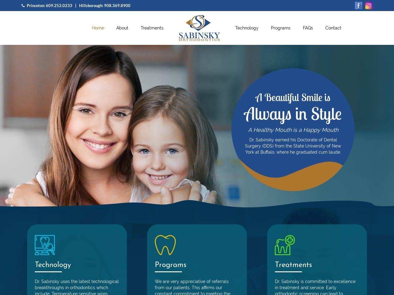 Keith A. Sabinsky DDS LLC screenshot