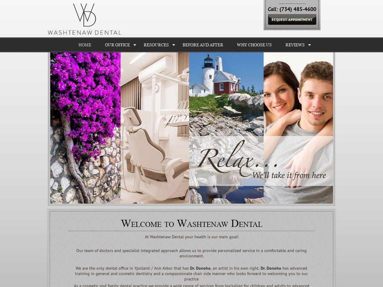 Washtenaw Dental Associates screenshot