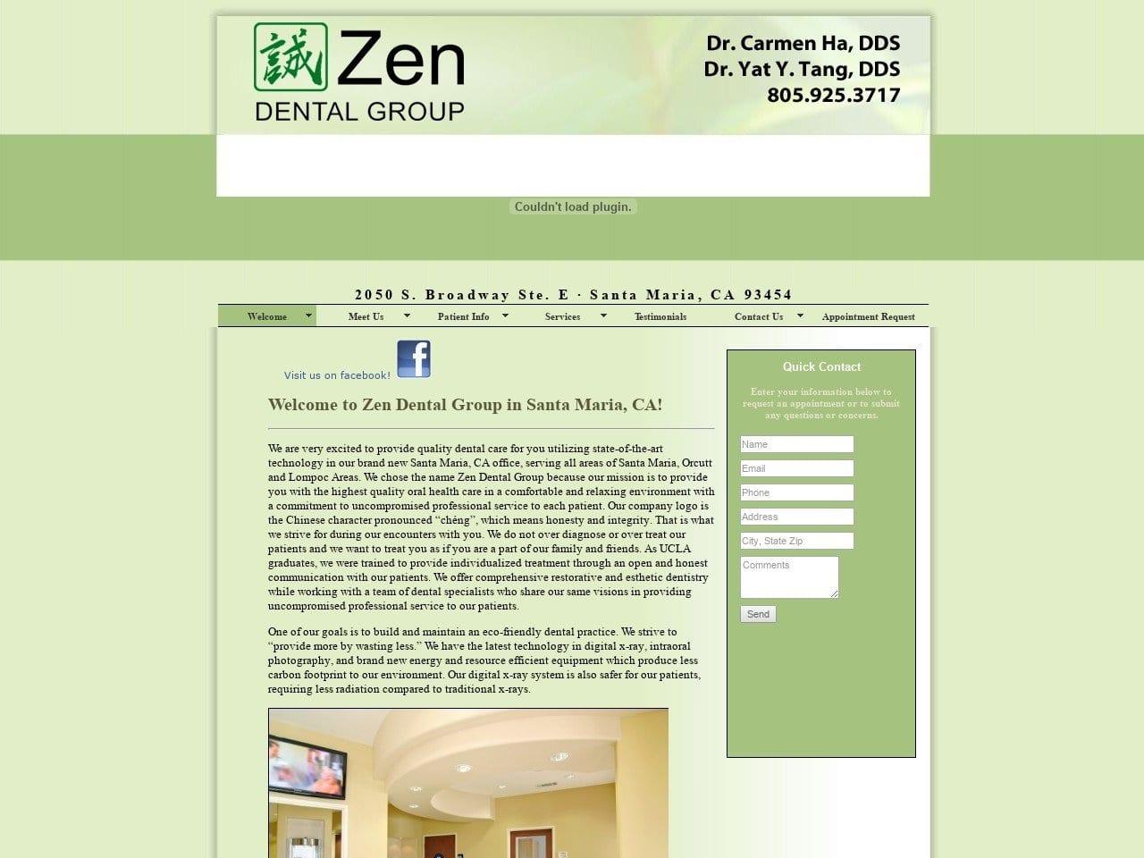 Zen Dental Group screenshot