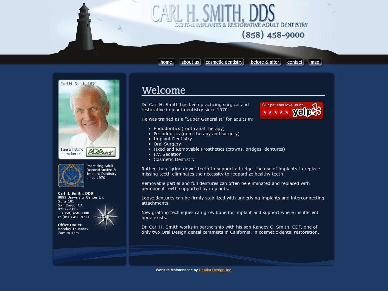 Carl H. Smith DDS screenshot