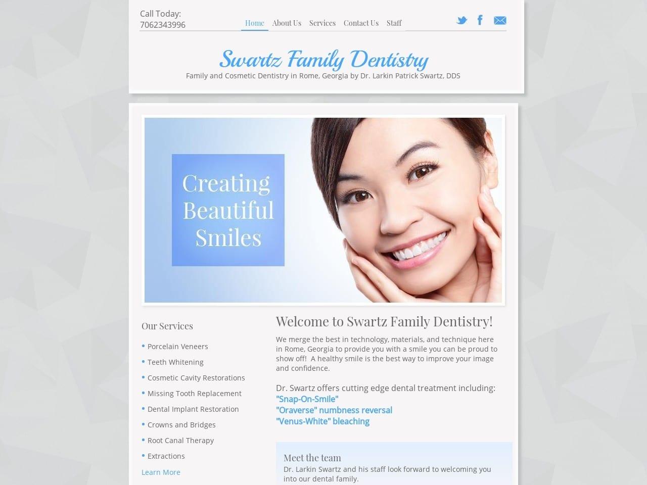 Larkin P. Swartz DDS Dentistry screenshot