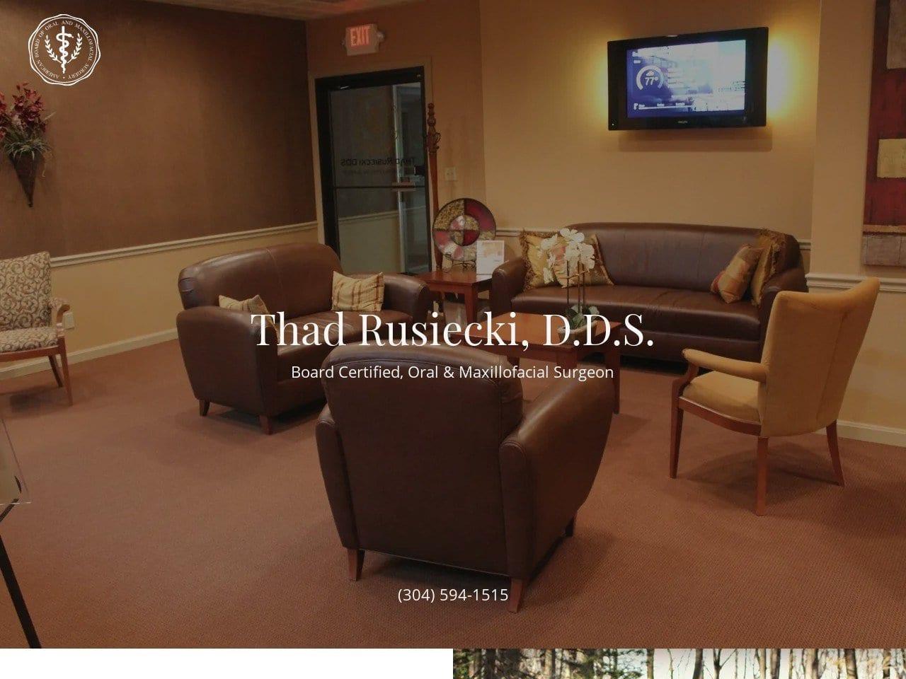 Thad Rusiecki DDS screenshot