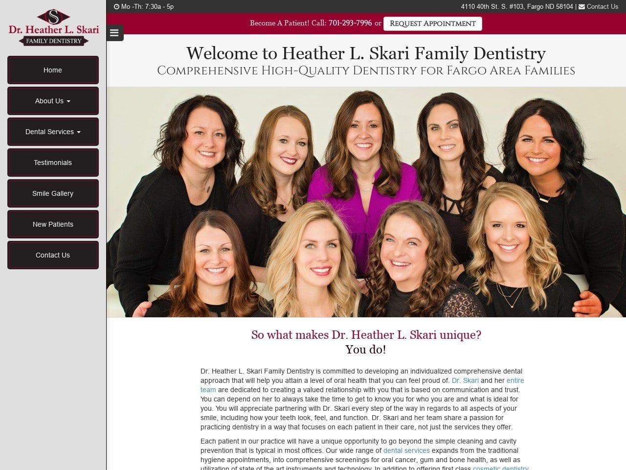 Heather L. Skari Family Dentistry screenshot