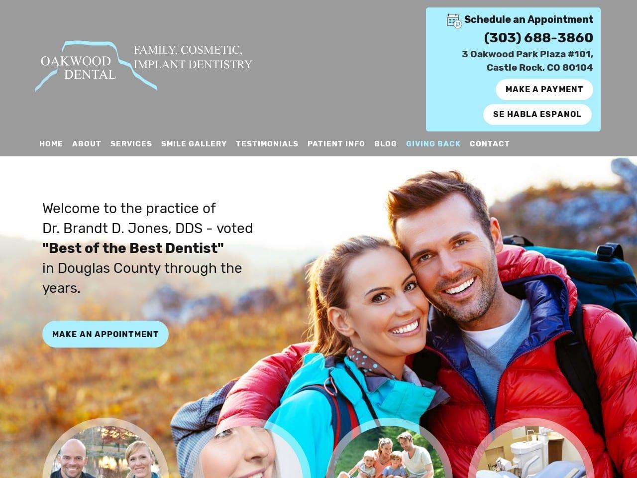 Dr. Brandt D. Jones DDS screenshot