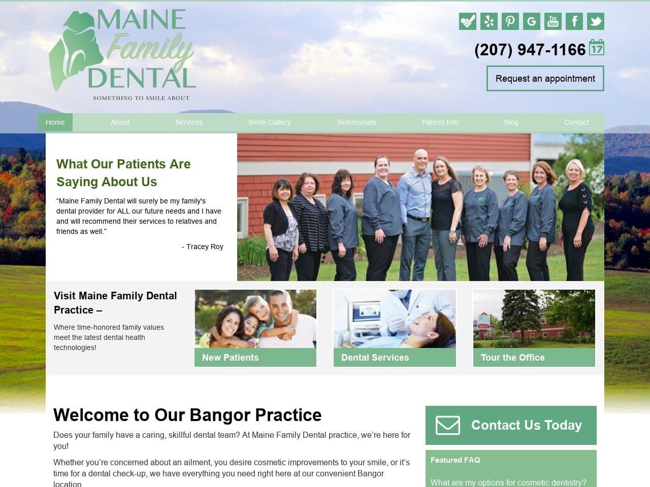 Maine Family Dental Practice screenshot
