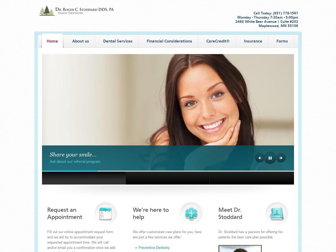 Dr. Roger C. Stoddard DDS screenshot