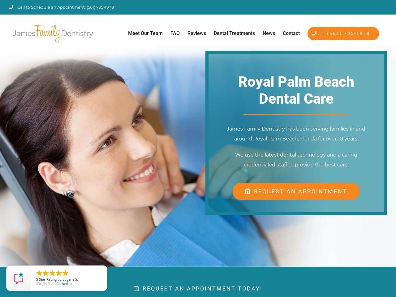 James Family Dentistry screenshot