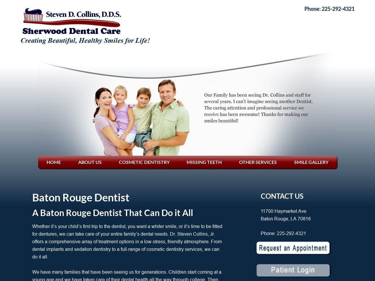 Sherwood Dental Care screenshot