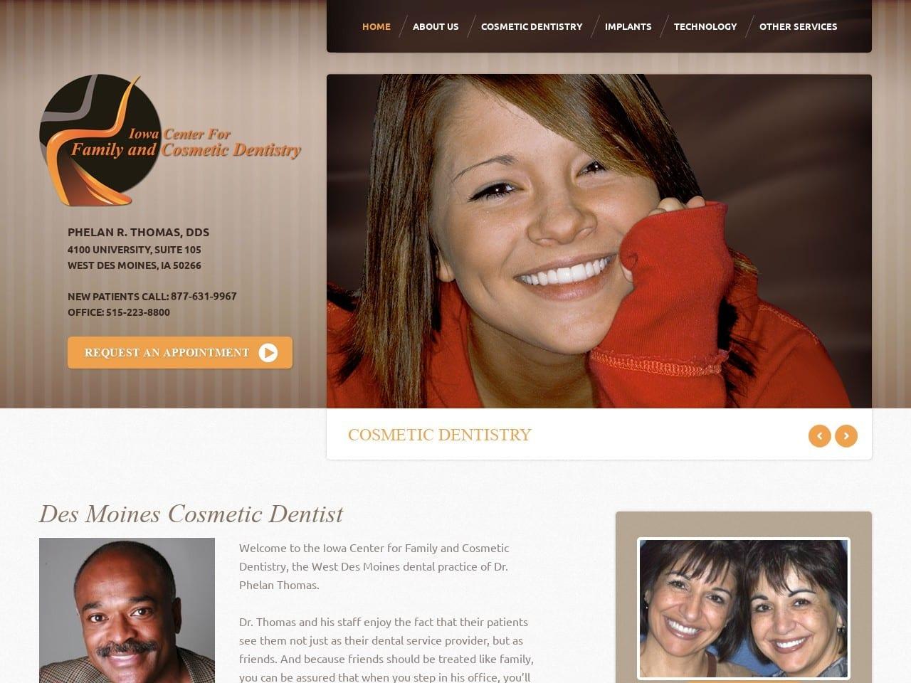 Phelan R. Thomas DDS screenshot