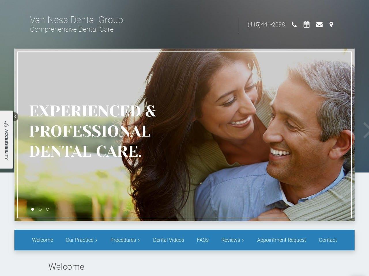 Van Ness Dental Group screenshot