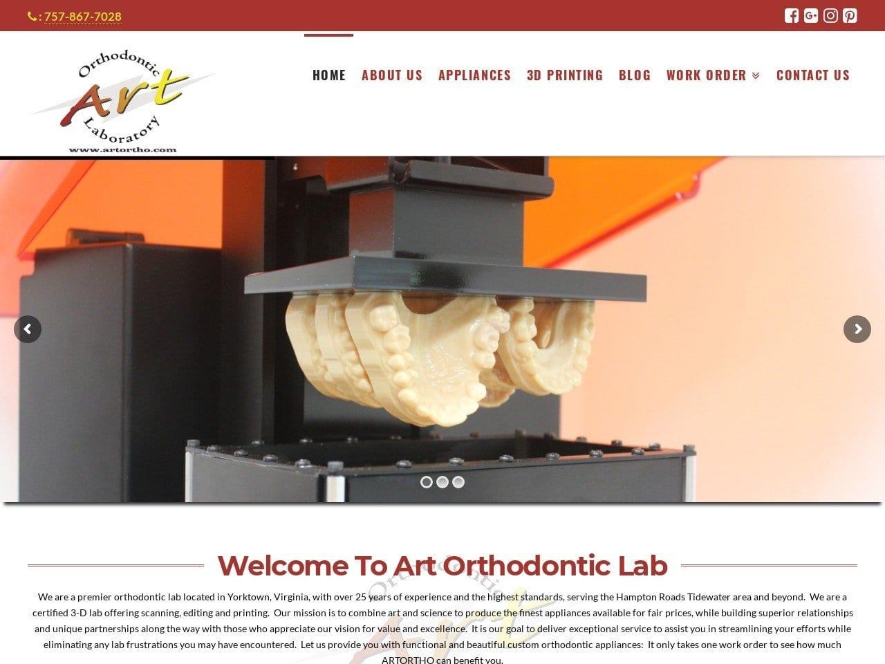 Art Orthodontic Laboratory screenshot