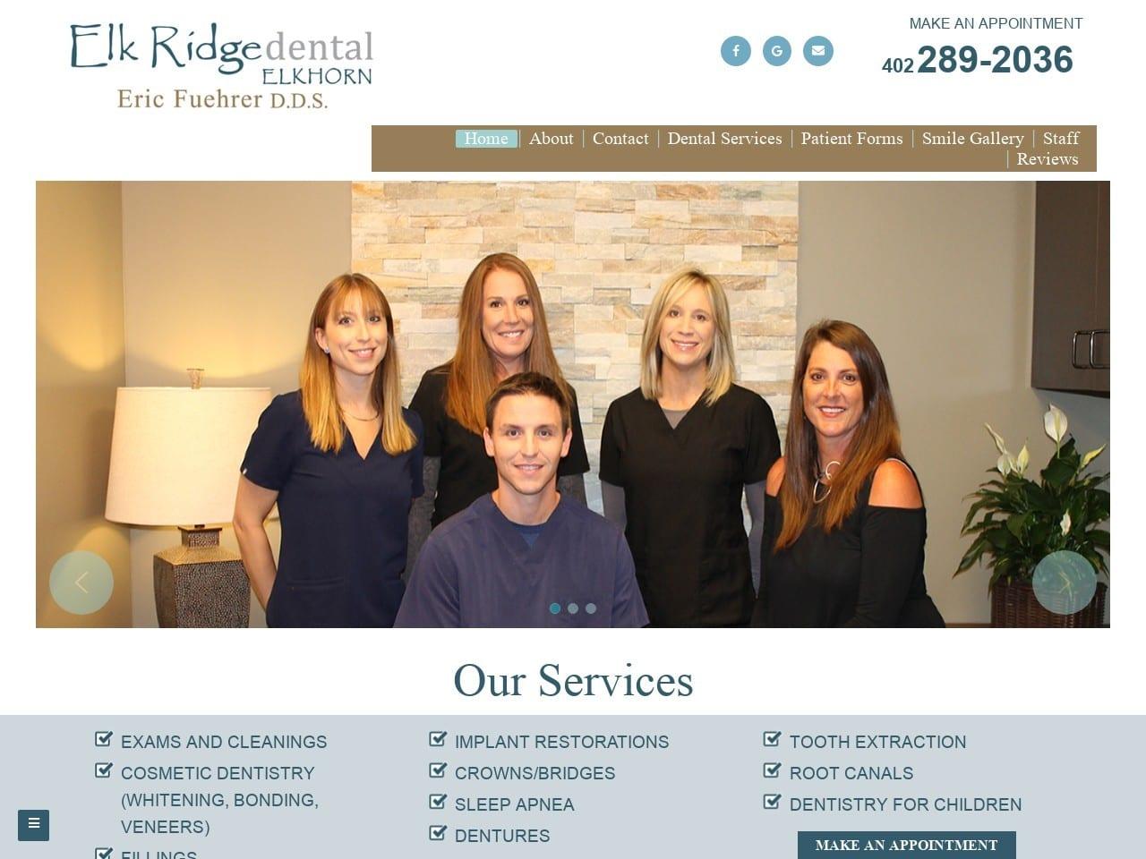 Elk Ridge Dental screenshot