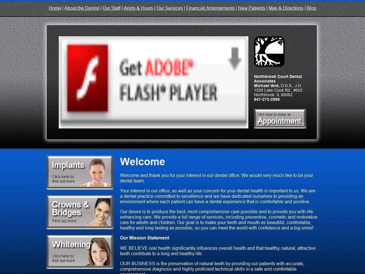 Northbrook Court Dental Associates Michael Vold Dd screenshot