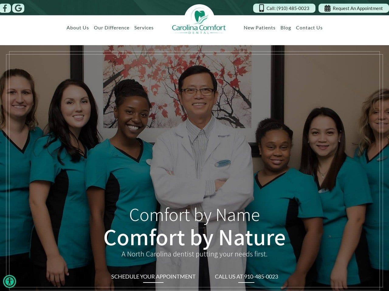 Carolina Comfort Dental screenshot